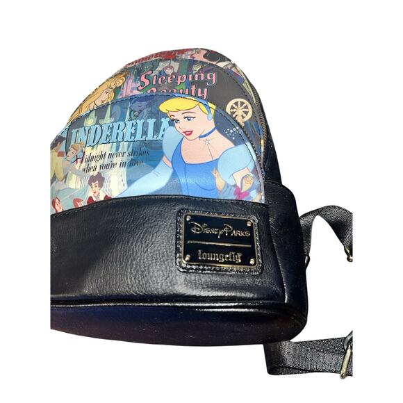 Loungefly Disney Parks Princess Trio Mini Backpack Cinderella Snow White Beauty - Picture 9 of 12